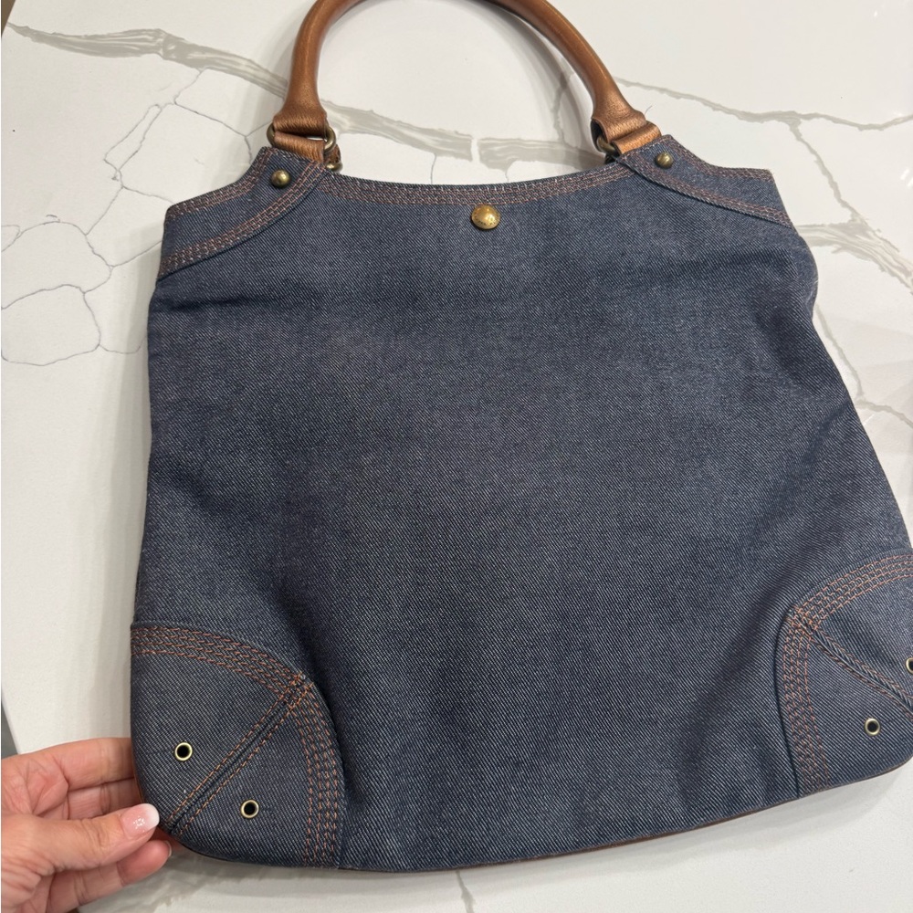 BURBERRY Blue Label Vintage Denim Tote Bag - Picture 13 of 13